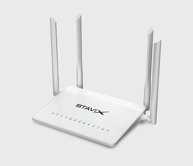 4*GE+1*VoIP AC1200 Dual Band ONU with USB